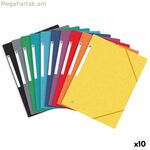 Թղթապանակ Oxford TOP FILE բազմագույն A4+ 10 հատ (10 միավոր)