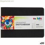 Նկարչական տետր Carioca ուրվագծերի տետր սև A5 20 թերթ (20 հատ)