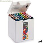 Ֆլոմաստերների հավաքածու Carioca PLUS ուրվագծային մարկերներ բազմագույն 80 հատ (4 հատ)