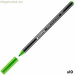 Մարկերային գրիչ/ֆլոմաստեր Edding բաց կանաչ (10 հատ)