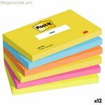 Բազմագույն կպչուն թղթեր Post-it 76 x 127 մմ 6 հատ (12 հատ)