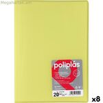 Կազմակերպիչ թղթապանակ Grafoplas POLIPLÁS դեղին A4 (8 հատ)