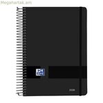 Օրագիր Oxford LIVE&GO սև A5 21 x 14,8 սմ 2026 (5 հատ)