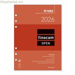 Օրագրի լրացում Finocam OPEN R1093 2026 15,5 x 21,5 սմ