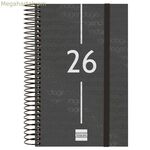 Օրագիր Finocam YEAR սև 11,7 x 18,1 սմ 2026