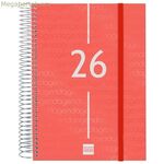 Օրագիր Finocam YEAR Կարմիր A5 15,5 x 21,2 սմ 2026