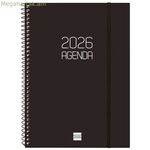 Օրագիր Finocam OPAQUE սև A5 15,5 x 21,2 սմ 2026