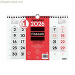 Պատի օրացույց Finocam A4 թուղթ 30 x 21 սմ