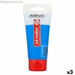 Ակրիլային ներկ Talens Art Creation Cyan 75 մլ (3 հատ)