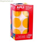 Դեղին շրջանաձև պիտակներ Apli