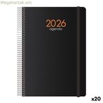 Օրագիր DOHE SYNCRO սև 1/4 15 x 21 սմ 2026 (20 հատ)