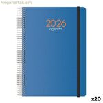 Օրագիր DOHE SYNCRO Կապույտ 1/4 15 x 21 սմ 2026 (20 հատ)