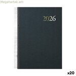 Օրագիր DOHE SEGOVIA սև 14 x 20 սմ 2026 (20 հատ)