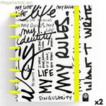 Տետր Carchivo INGENIOX EDIT MY LIFE դեղին A5 80 թերթ (2 հատ)