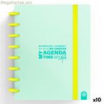 Օրագիր Carchivo Իմ օրակարգը Ժամանակը Իմ կյանքը Փոքր չափի A5 (10 հատ)