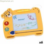 Կախարդական գրատախտակ Woomax Zookabee Tiger Wood 30 x 2,5 x 26 սմ (6 հատ)