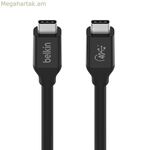 USB-C մալուխ Belkin 0.8M01BT0.8MBK սև 80 սմ 0.8 մ