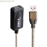 USB երկարացման մալուխ Ewent 65 TU65U7005F սև 25 մ