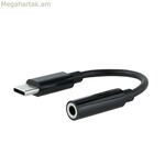 USB C-ից մինչև 3.5 մմ ադապտեր NANOCABLE 10.24.1205 սև