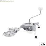 Ձեռքի բանջարեղենի կտրատիչ Quttin մոխրագույն չժանգոտվող պողպատ 31 x 25,7 x 23 սմ (6 հատ)