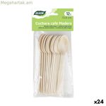 Ալգոն շագանակագույն փայտե գդալների հավաքածու 13,8 սմ 12 հատ (24 հատ)