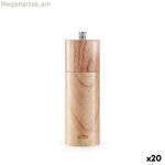 Պղպեղի ջրաղաց Քութթին շագանակագույն փայտից 5 x 5 x 16 սմ (20 հատ)