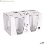 LAV VEGA թափանցիկ ապակե բաժակների հավաքածու 415 մլ 4 հատ (12 հատ)