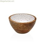 Versa Speckle Mango փայտե աման 13 x 7 x 13 սմ