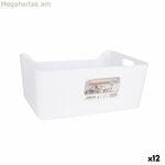 Բազմաֆունկցիոնալ զամբյուղ Dem White 33 x 24 x 14,5 սմ (12 հատ)