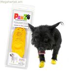 Pawz Dog կոշիկներ, 12 հատ, դեղին, XXS չափս