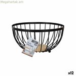 Մրգաման՝ հարմարավետ, գեղջուկ, սև, 25 x 25 x 13 սմ, 390 սմ (12 հատ)