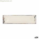 Մատուցման ափսե La Mediterránea Albus ուղղանկյուն 30 x 8 x 2 սմ (24 միավոր)