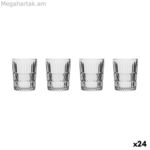 Շոտոլային բաժակների հավաքածու La Mediterránea Phasai geneve թափանցիկ ապակի 63 մլ 4 հատ (24 հատ)