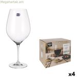 Բաժակների հավաքածու Bohemia Crystal Magna xxl թափանցիկ ապակի 1 լիտր 6 հատ (4 հատ)