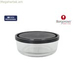Ճաշի տուփ Borgonovo Igloo lines կապույտ թափանցիկ ապակի 800 մլ (12 հատ)