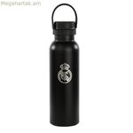 Thermal Bottle Real Madrid C.F. Navy Blue Silicone Stainless steel