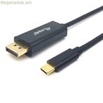 USB-C մալուխ DisplayPort Equipment 133427 սև 2 մ