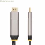 USB մալուխ Startech 145B-USBC-HDMI4K-AOC Սև