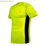 Տղամարդու կարճ թևքով մարզաշապիկ Joluvi դեղին-սև