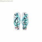 Տղամարդու հողաթափեր Jack & Jones FWLOGO PARM PRINT 12230642 մոխրագույն