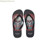 Տղամարդկանց լողափնյա հողաթափեր Jack & Jones JFWSKULLS սև