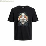 Մանկական կարճ թևքով մարզաշապիկ Jack & Jones Jorheavens սև