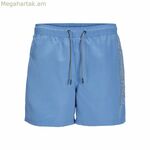 Մանկական լողազգեստ Jack & Jones Jpstfiji Jjswim կրկնակի լոգոտիպով կապույտ