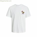 Տղամարդու կարճ թևքերով մարզաշապիկ Jack & Jones Jortampa Back Ss Crew White