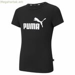 Մանկական կարճ թևքով մարզաշապիկ Puma Ess Logo G սև