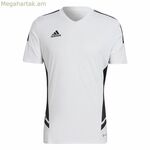 Տղամարդու կարճ թևքով ֆուտբոլային մարզաշապիկ Adidas Con22 սպիտակ