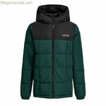 Մանկական բաճկոն Jack & Jones Jjben Square Hood Jacket Jnr Olive