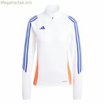 Կանացի սվիտեր առանց գլխարկի Adidas Tiro24 մարզական սպիտակ