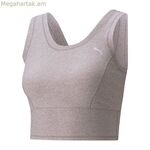 Կանացի սպորտային վերնաշապիկ Puma Studio Yogini Luxe Crop Tank Violet