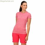 Կանացի կարճ թևքով մարզաշապիկ Regatta Regatta Fingal Edition վարդագույն